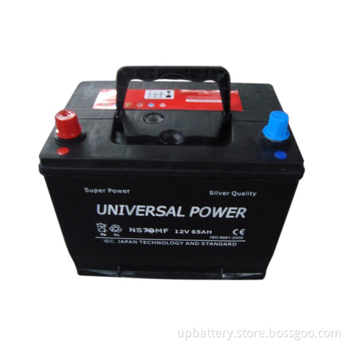 Ns70 Mf Car Battery/Mf Automobile Battery/Starting Battery 12V 65ah